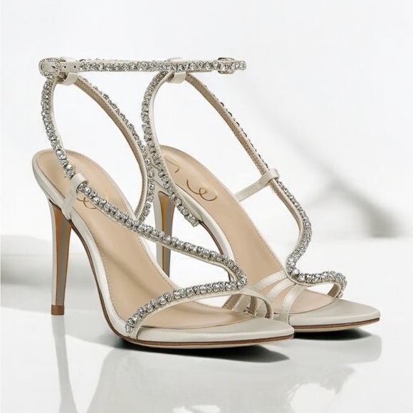 🌻Sam Edelman Granger Ankle Strap Heel Size 8 Formal Prom Evening Shoes Size 8 - Picture 1 of 13